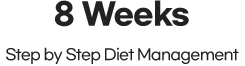 8 Weeks Step by Step Diet Management